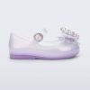 Side view of a pearly purple Sweet Love Butterfly baby flat