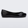 Mini Melissa Sweet Love Cap Toe Black Glitter Silver Product Image 1