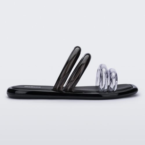 Side view of black and clear Melissa Airbubble Slide