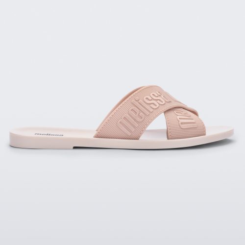 Side view of a beige M Lover adult slide