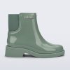 Side view of a sage green Chelsea Boot